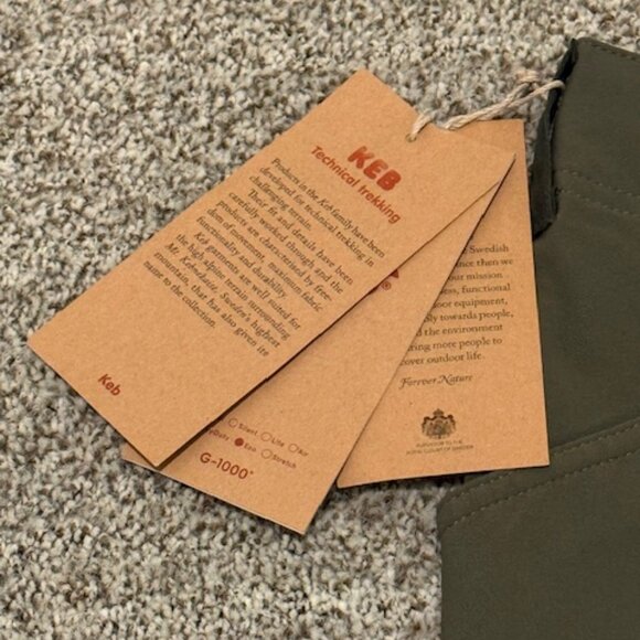 New Fjallraven Women's Keb Trouser Curved, Eur 38/US 29,Deep Forest-Laurel Green - Picture 6 of 7